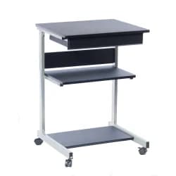 Laptop Cart Rolling Grey