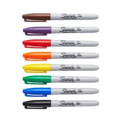 MARKER SHARPIE FINE 8/PK ASTD