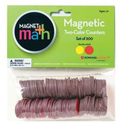 MAGNETIC TWOCOLOR COUNTERS 200