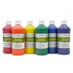 PAINT FINGER WASHABLE 6PK
