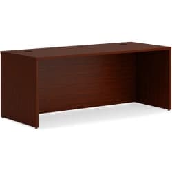 HON Desk Shell, Mahogany