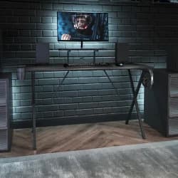 Flash Gaming Desk, Black