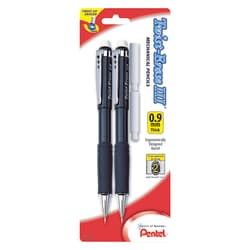 PENCIL MECH.9MM LRG ERASER 2PK
