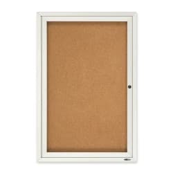 Quartet Cork Board, Silver Frame