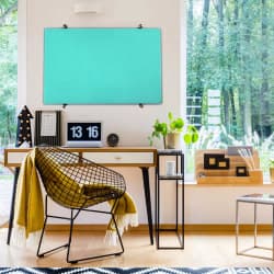 DRYERASE BRD MAG 24X36 TEAL