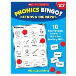 BINGO PHONICS DIGRAPHS BLENDS