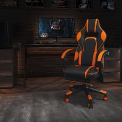 Flash X40 Gaming Chair, Black/Orange