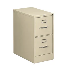 HON 2-Drawer File Cabinet, Putty