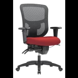 WorkPro Mesh Chair, Black/Cherry