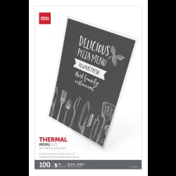 POUCH LAM MENU OD 5MIL 100PACK