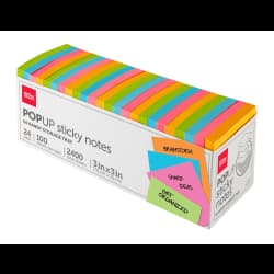 STCKYNTE OD 3X3 24PK POP VIVID