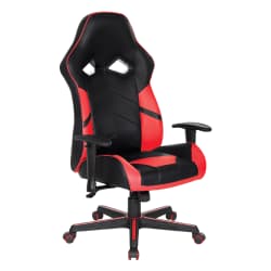 Office Star Vapor Chair, Black/Red