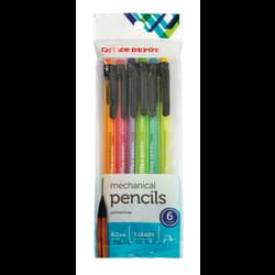 PENCIL MCHNCL CRYSTL ASST 6PK