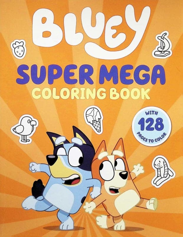Super Mega Coloring Book (Bluey)