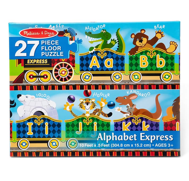 Melissa & Doug Alphabet Express Floor Puzzle (27