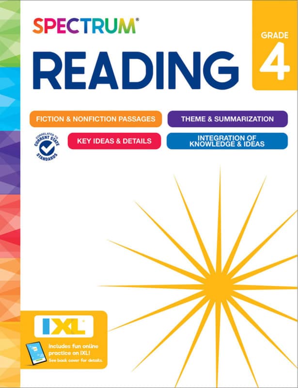 Spectrum Reading 2025 Grade 4