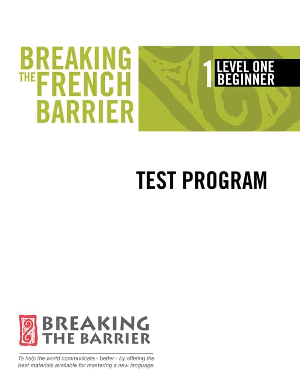Breaking the French Barrier - Level 1 (Beginning)