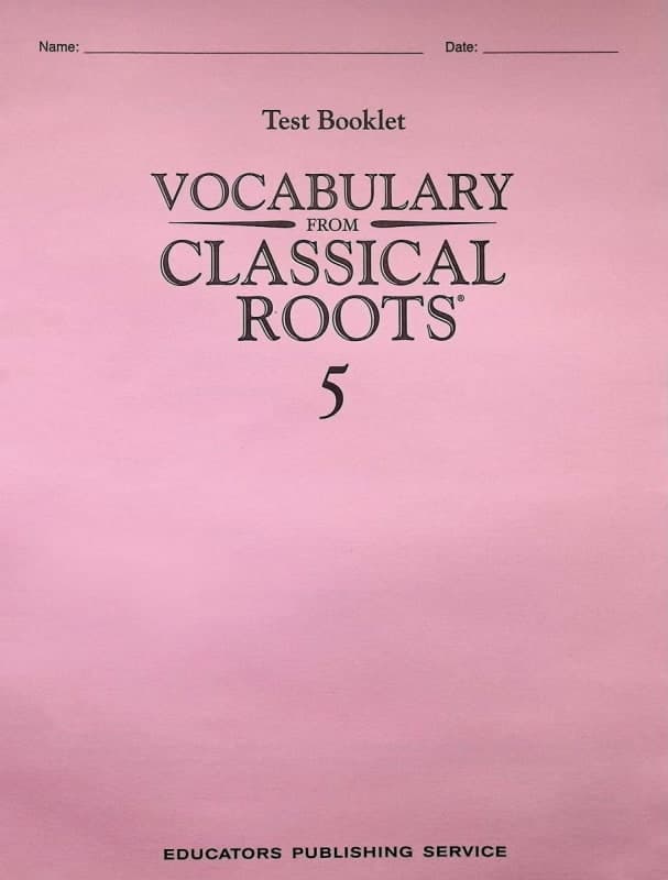 Vocabulary From Classical Roots 5 Single