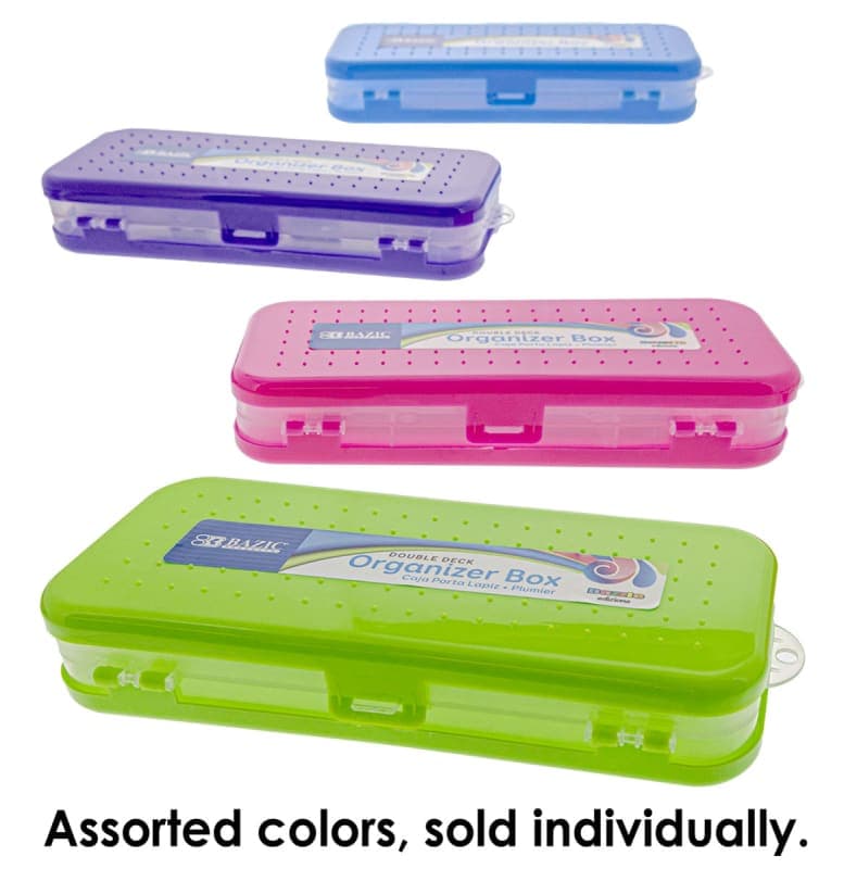 Double Deck Organizer Box - 8" Bright