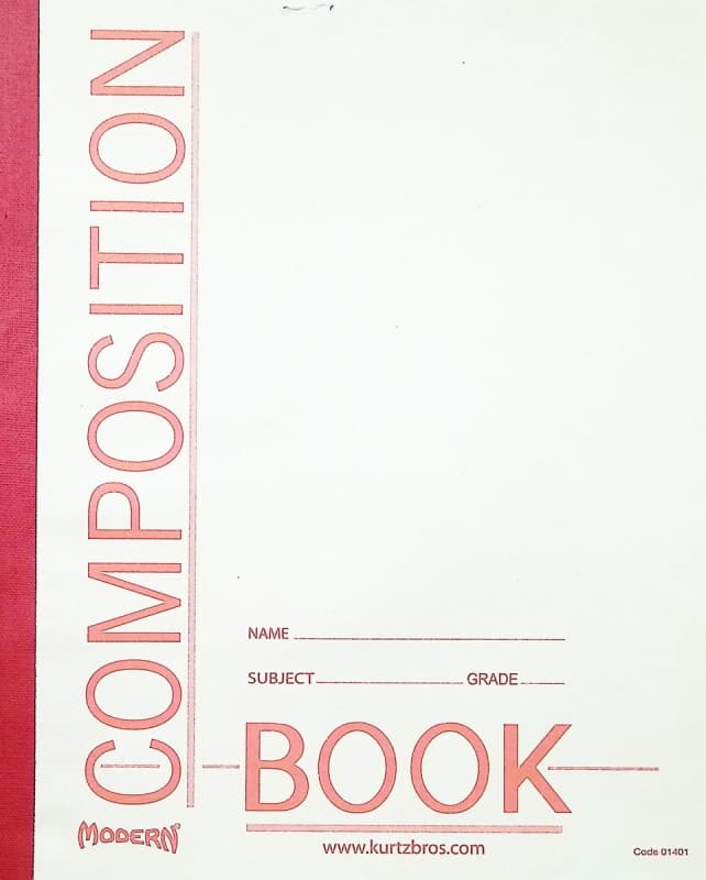 Modern Sewn Composition Book 8 1/2" x 7" - 48