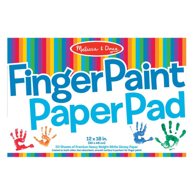 Melissa & Doug Finger Paint Paper 12" x 18" 50
