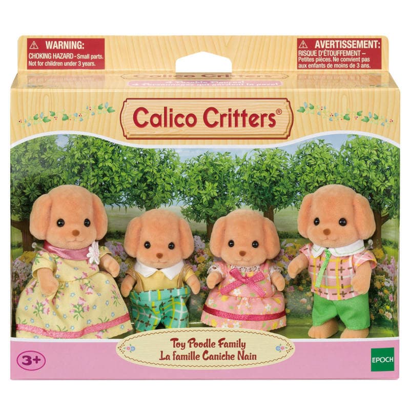 Toy Poodle Family (Calico Critters)