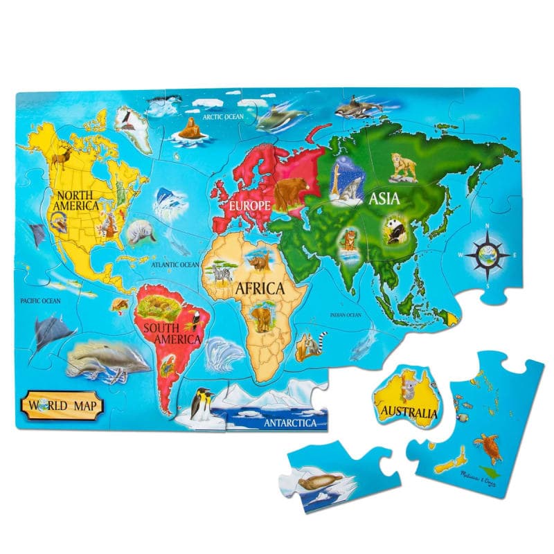 Melissa & Doug World Map Floor Puzzle