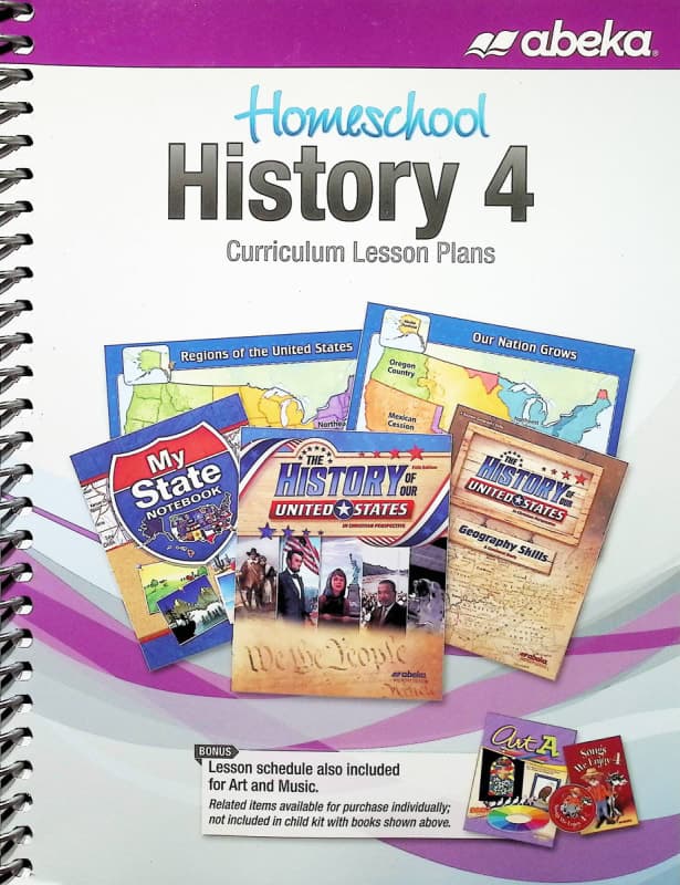 Abeka History 4 Homeschool Curriculum Lesson