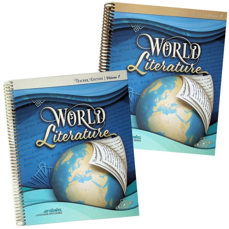 Abeka World Literature Teacher Edition Volumes 1