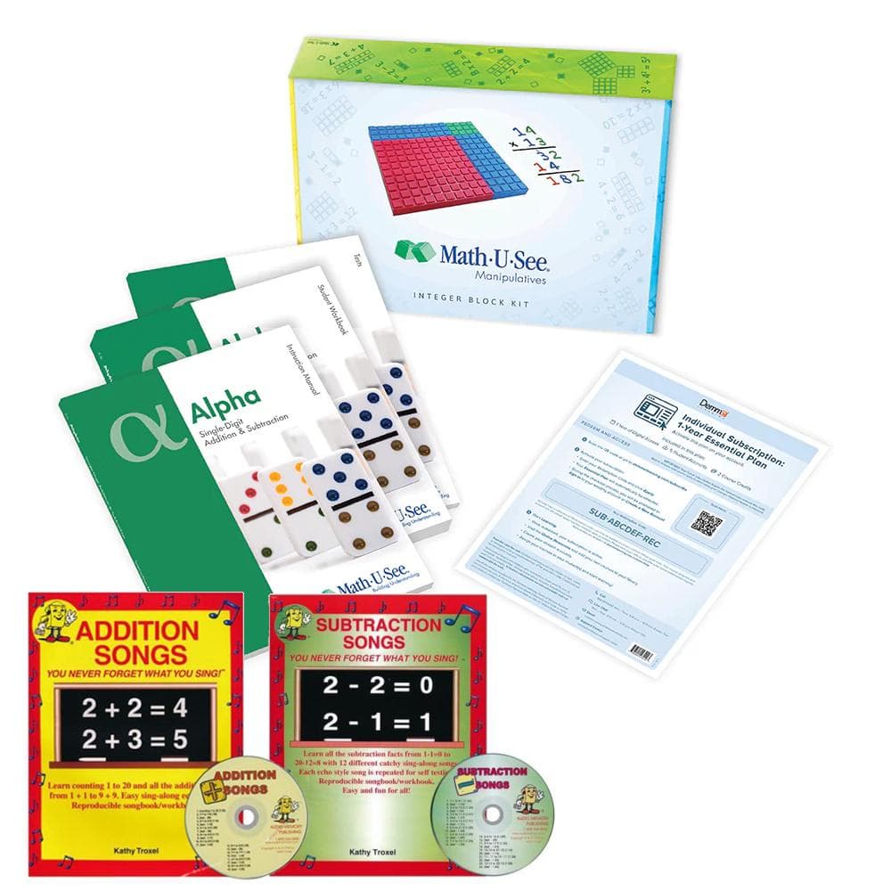 Math K - Math-U-See Alpha - You Teach Kit