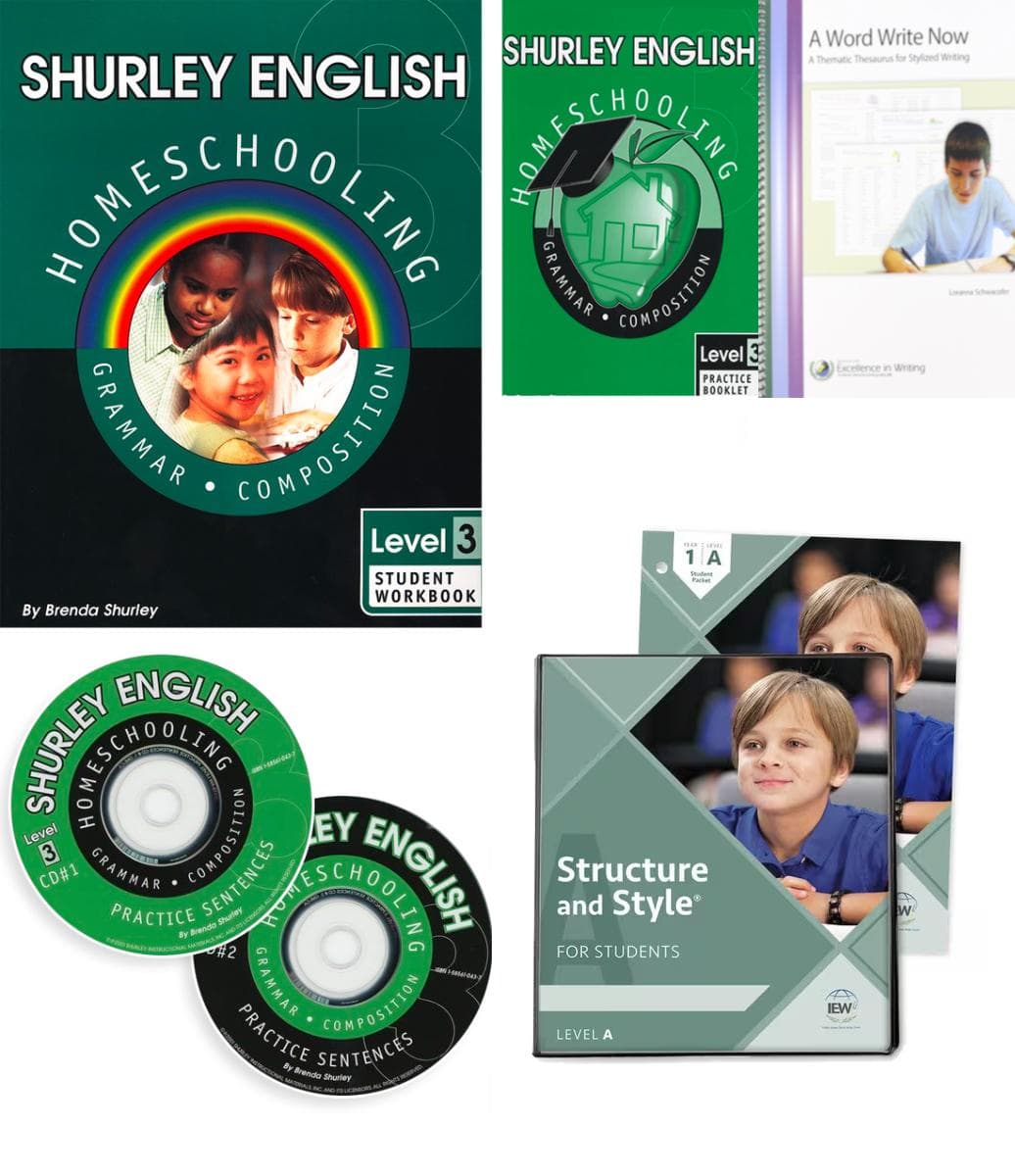 Grammar & Writing 3 - Shurley and IEW - Course Kit