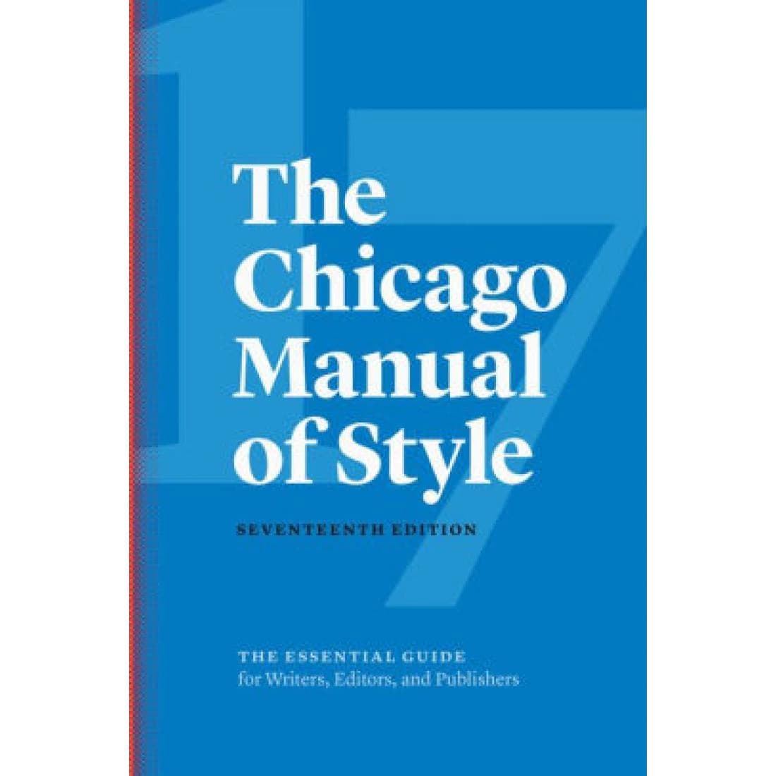 The Chicago Manual of Style, 17th Ed.