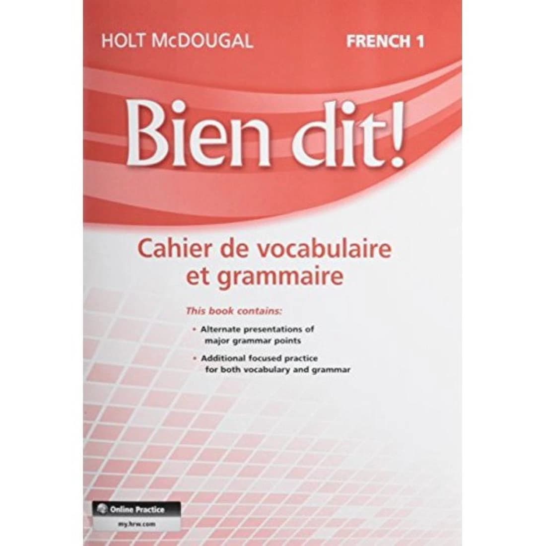 Bien dit! Cahier de vocabulaire et grammaire Le...