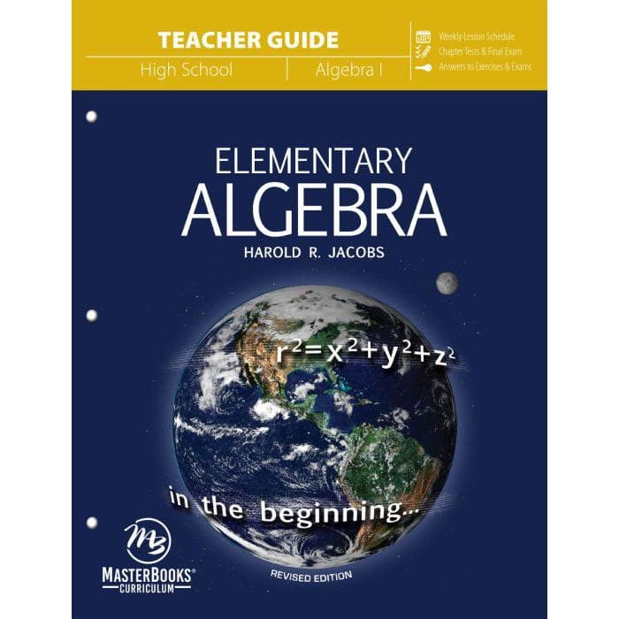 Elementary Algebra Teacher Guide