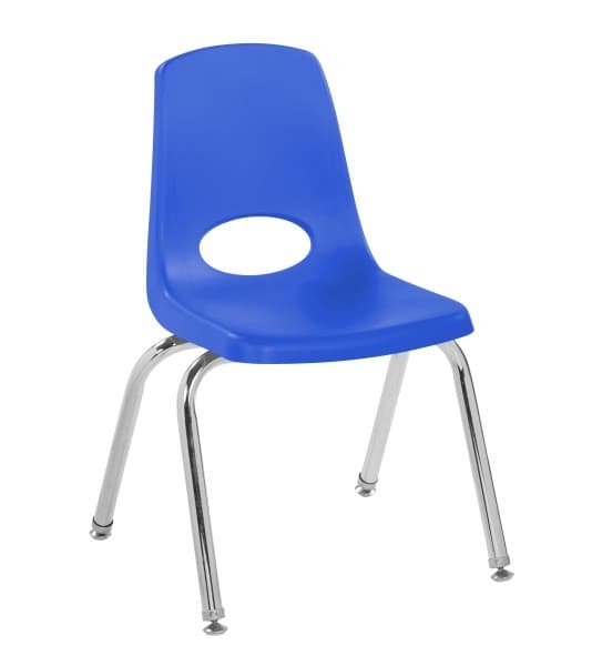 14" Stack Chair with Swivel Glides