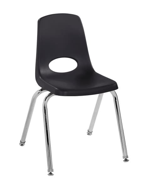 16" Stack Chair with Swivel Glides