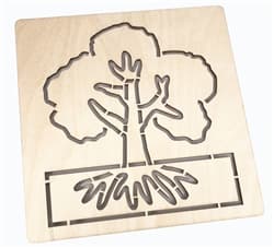 Parts of a Tree Puzzle Template