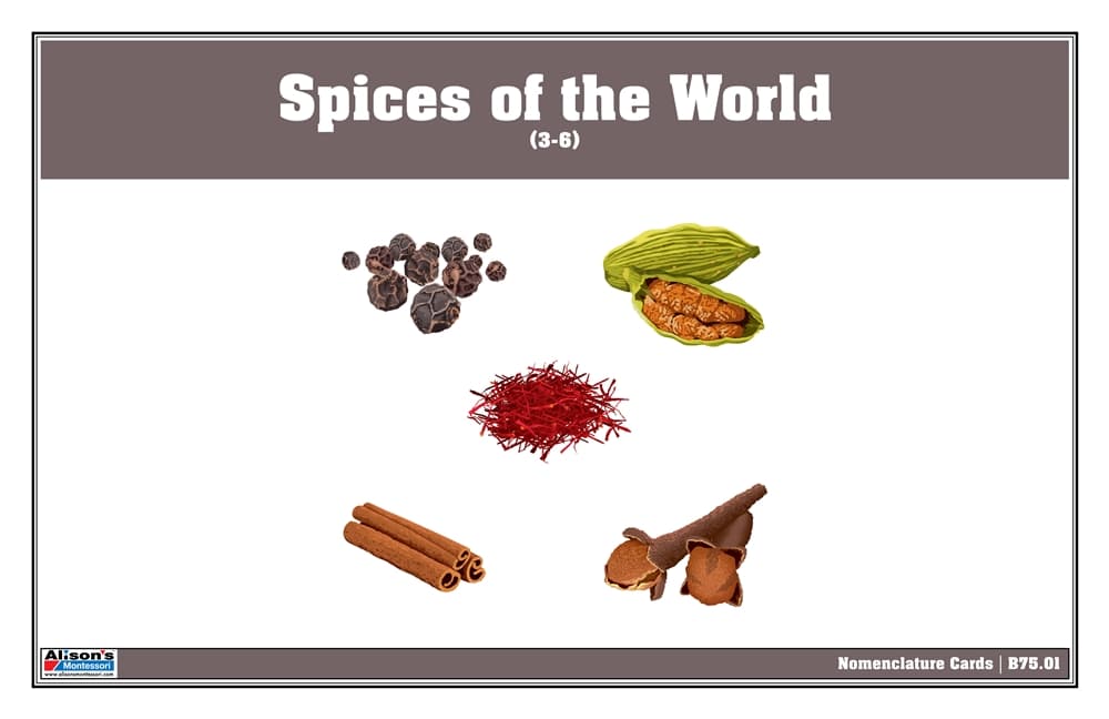 Spices of the World Nomenclature