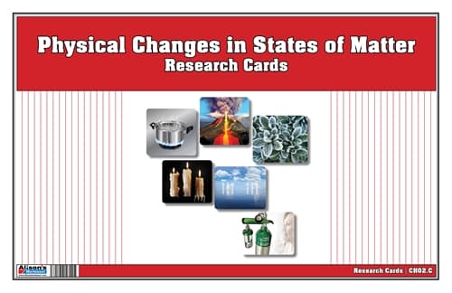 Changes in States of Matter Supplement Materials
