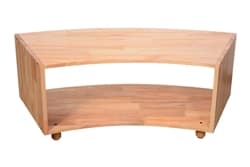 Two Tier Curved Open Shelf