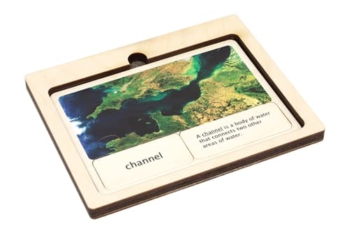 Tray for Land & Water Forms Cards (Geography)