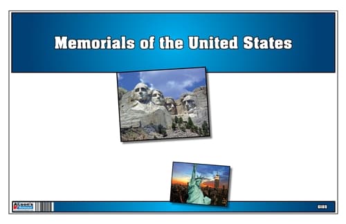 Memorials of the USA Nomenclature Cards