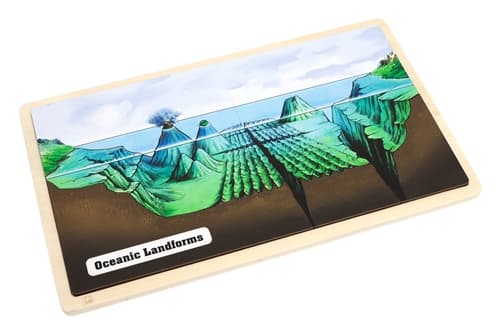 Oceanic Landforms Puzzle and Cards (6-9)