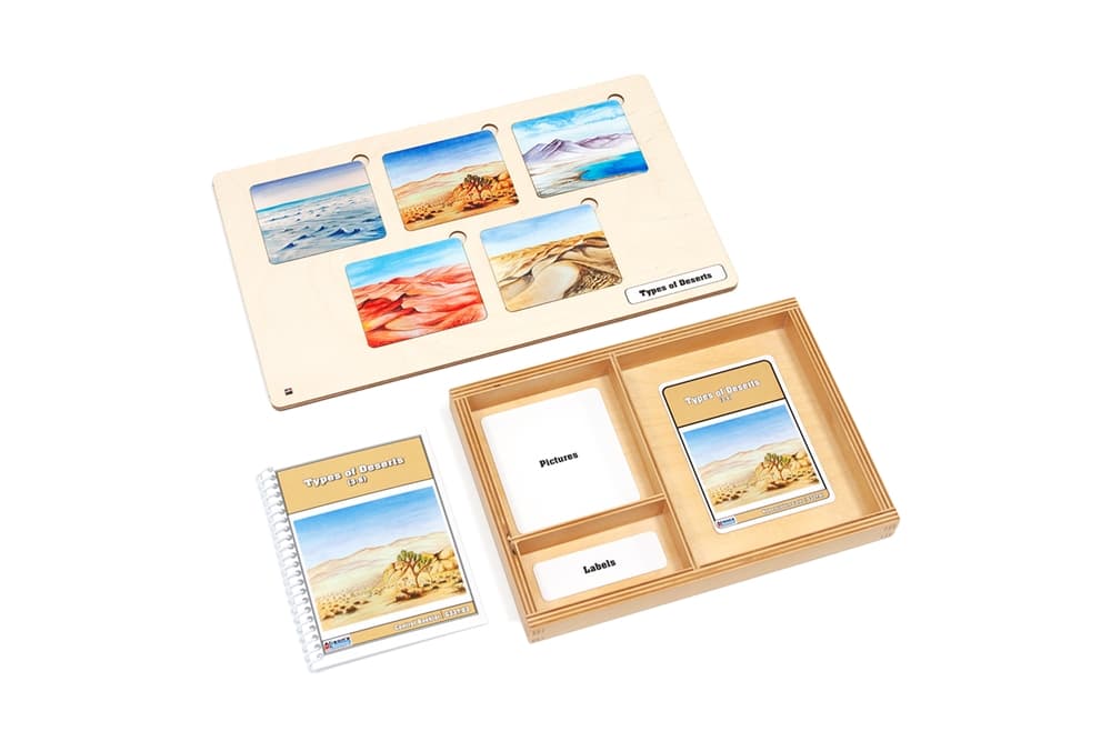 Types of Deserts Puzzle and Cards (3-6)