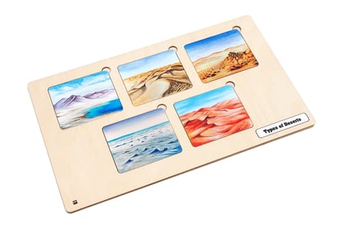 Types of Deserts Puzzle