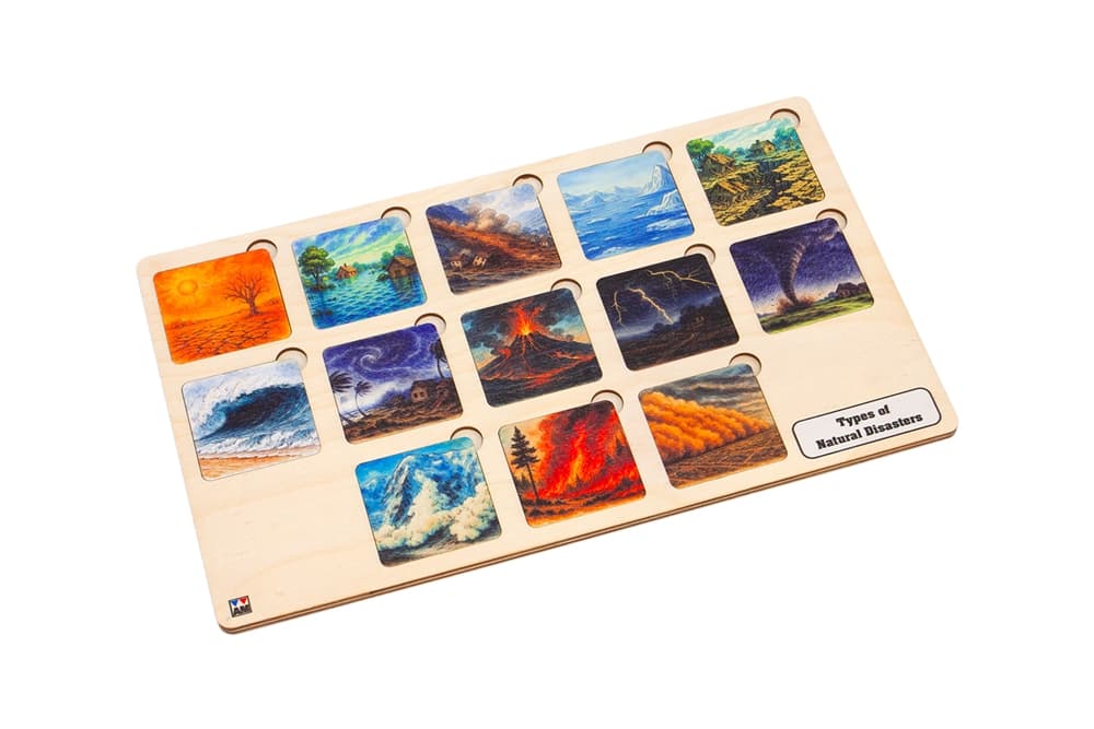 Types of Natural Disasters Puzzle