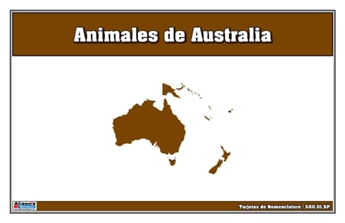 Nomenclatura de Animales de Australia
