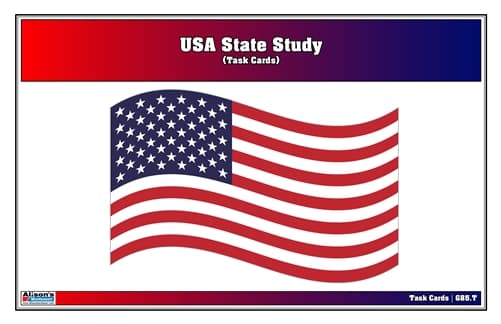 USA State Study Task Cards