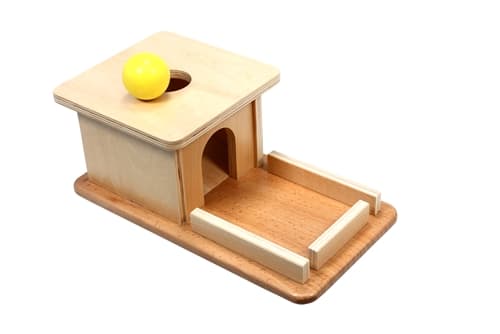 Object Permanence Box with Tray