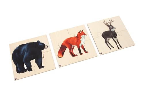 Animals of North America: Jigsaw Puzzles